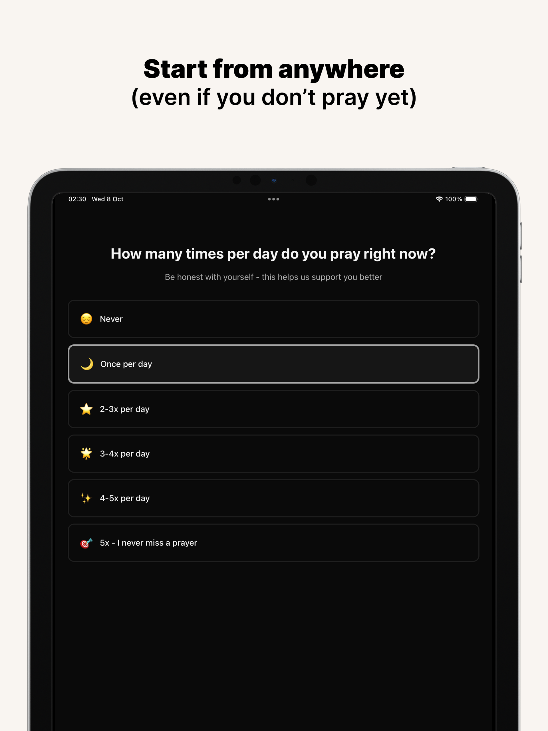 Taiba iPad Screenshot 1