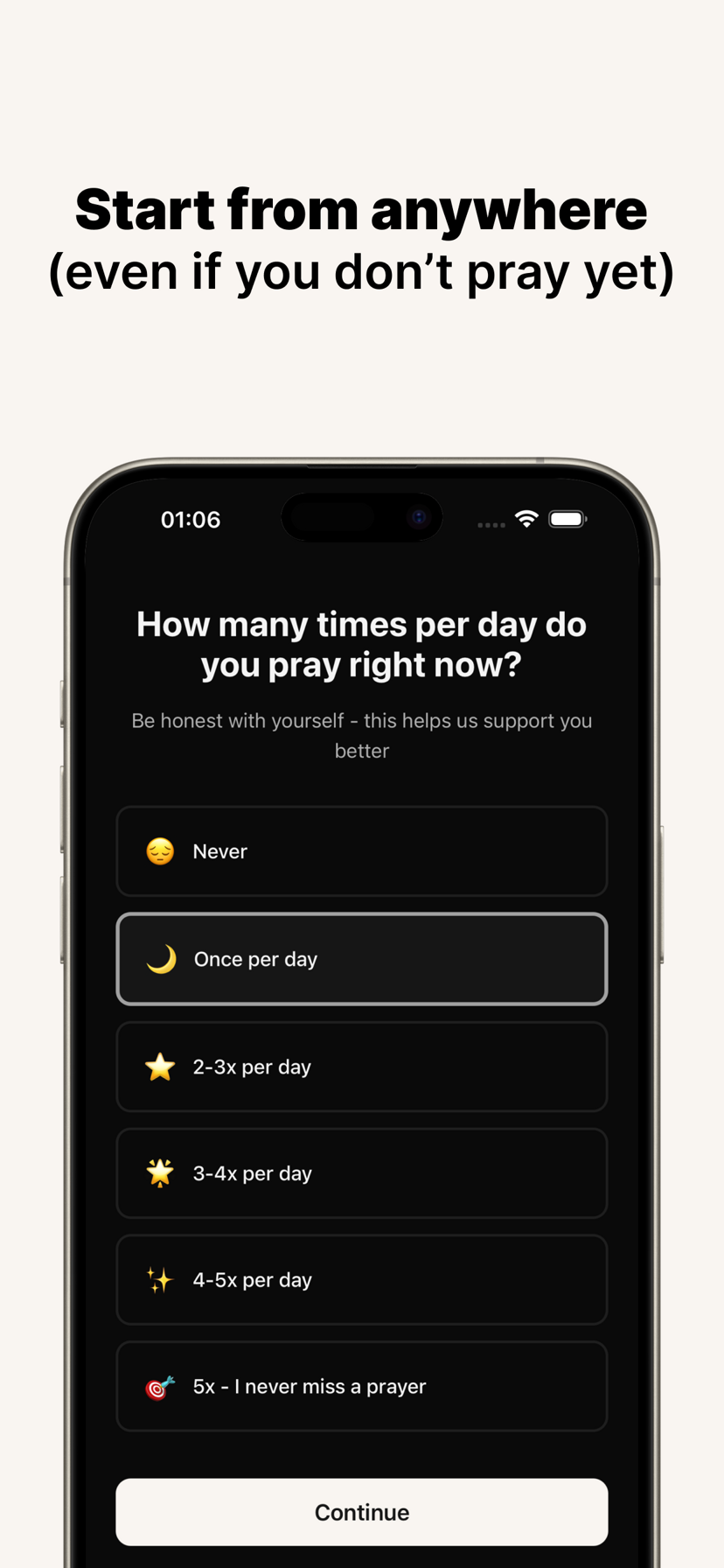 Taiba Prayer Tracker App